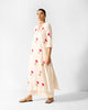 Classic Pyjamas - Ivory & Fuchsia Embroidered