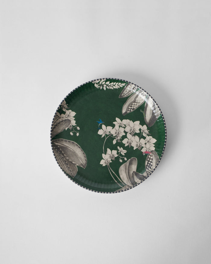 Reesha Quarter Plate - Green