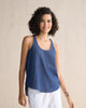 Ukiyo Racerback Tank - Blue