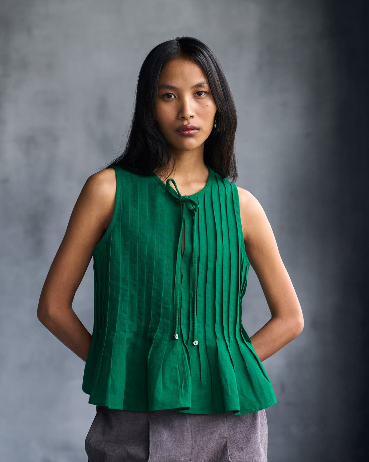 Trumpet Top - Green