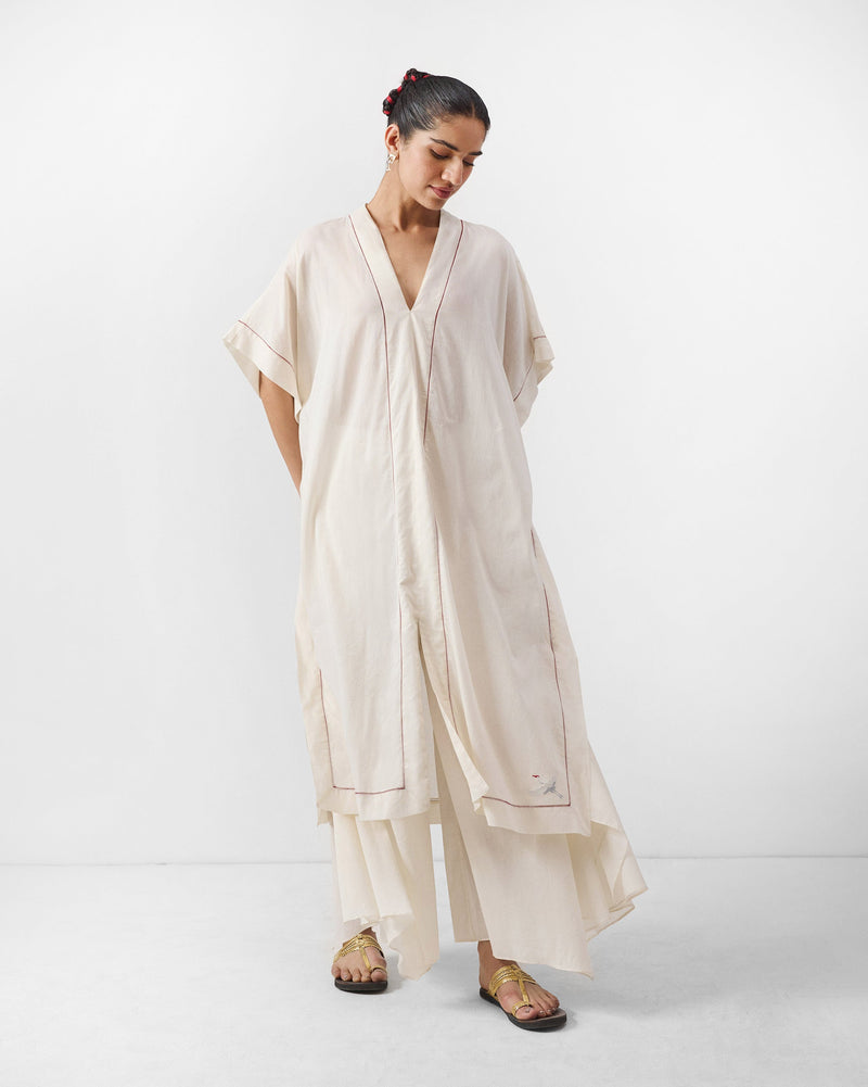 The Hana Kaftan Set - Ivory