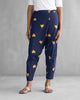 Jinan Slouchy Pants - Navy & Ochre