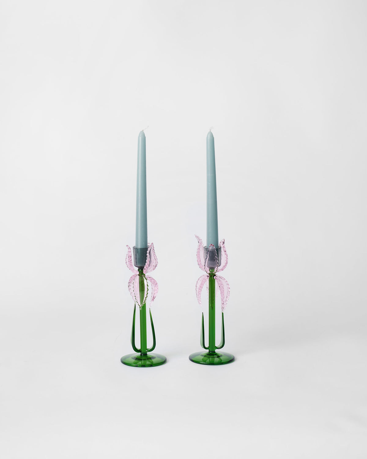 Kaveri Candle Stand - Set of 2 with taper candles