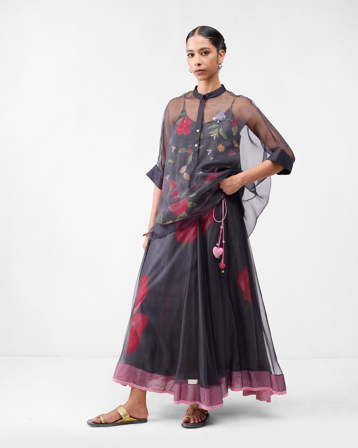 Jaisalmer Shirt with Slip - Charcoal