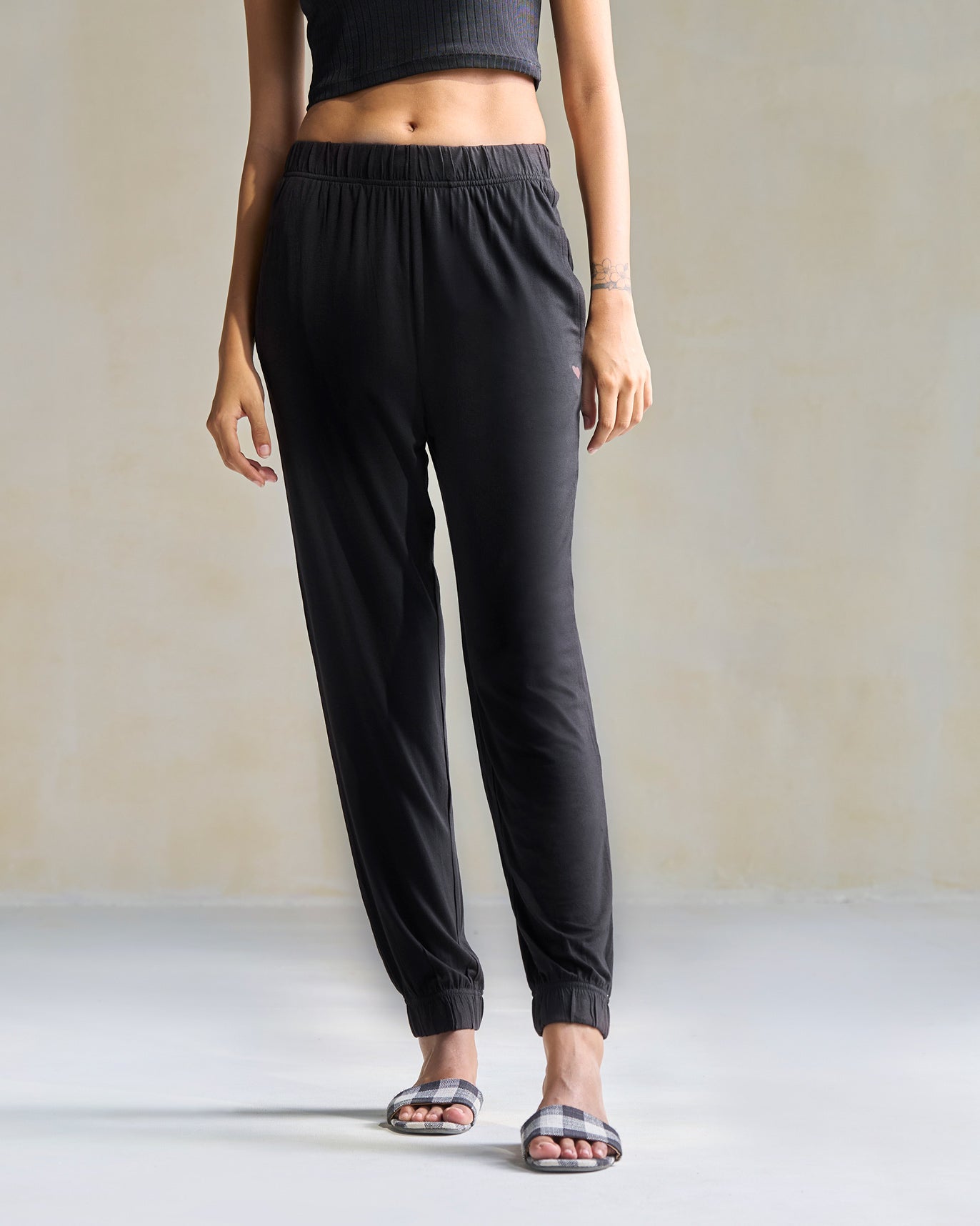 Pull-on Pants - Black