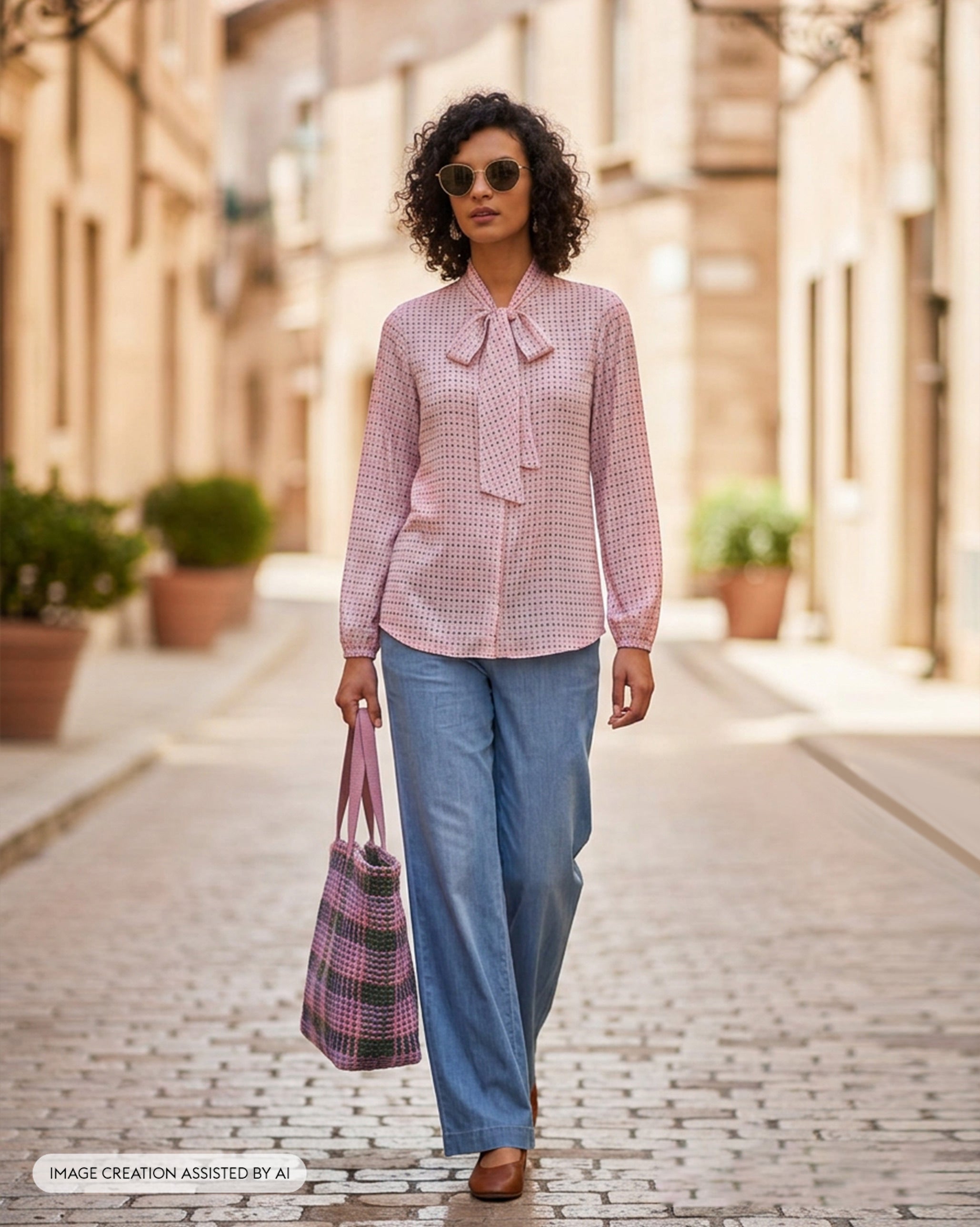 Spring Tie Shirt - Printed Bemberg Tailored Fit