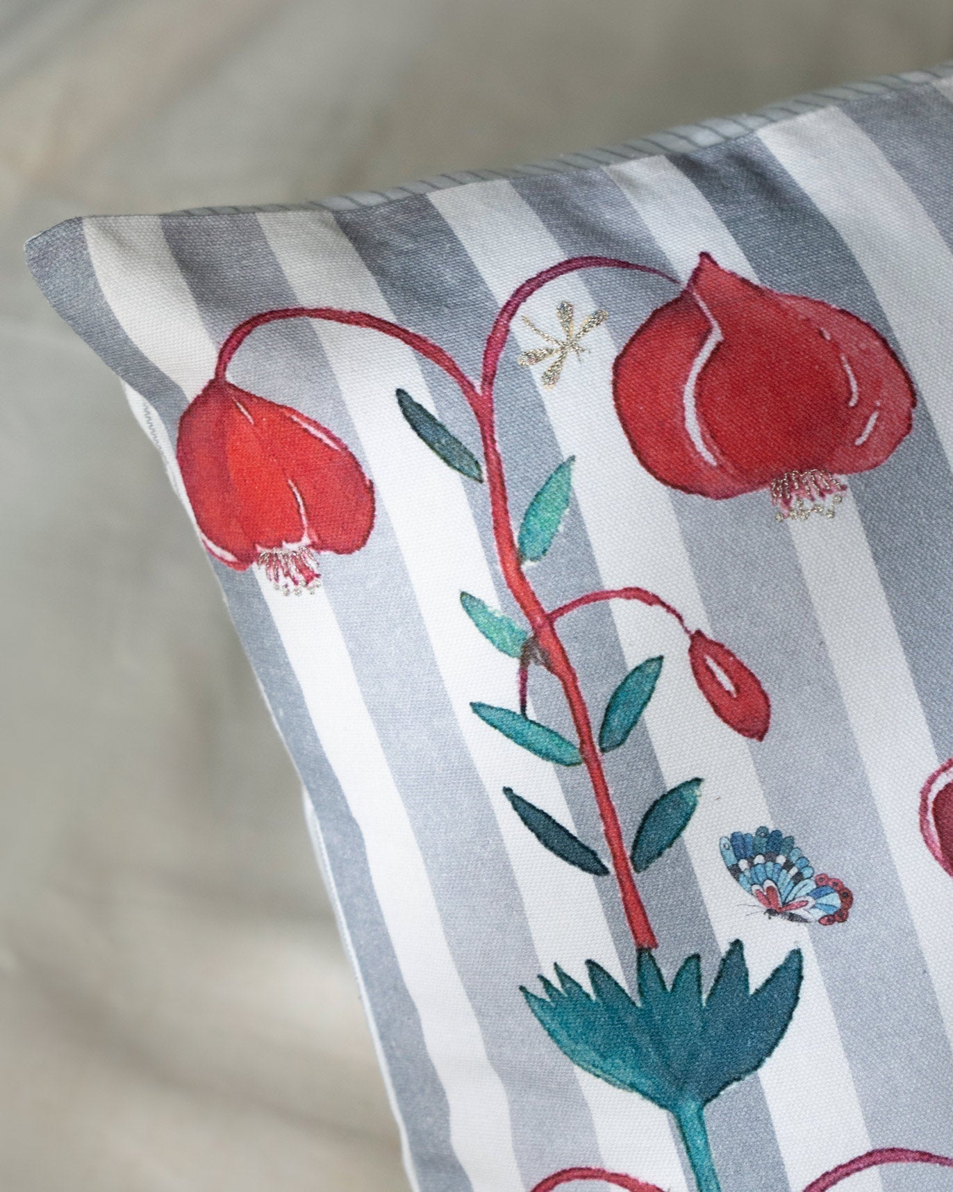 Winter Cherry Cushion Cover