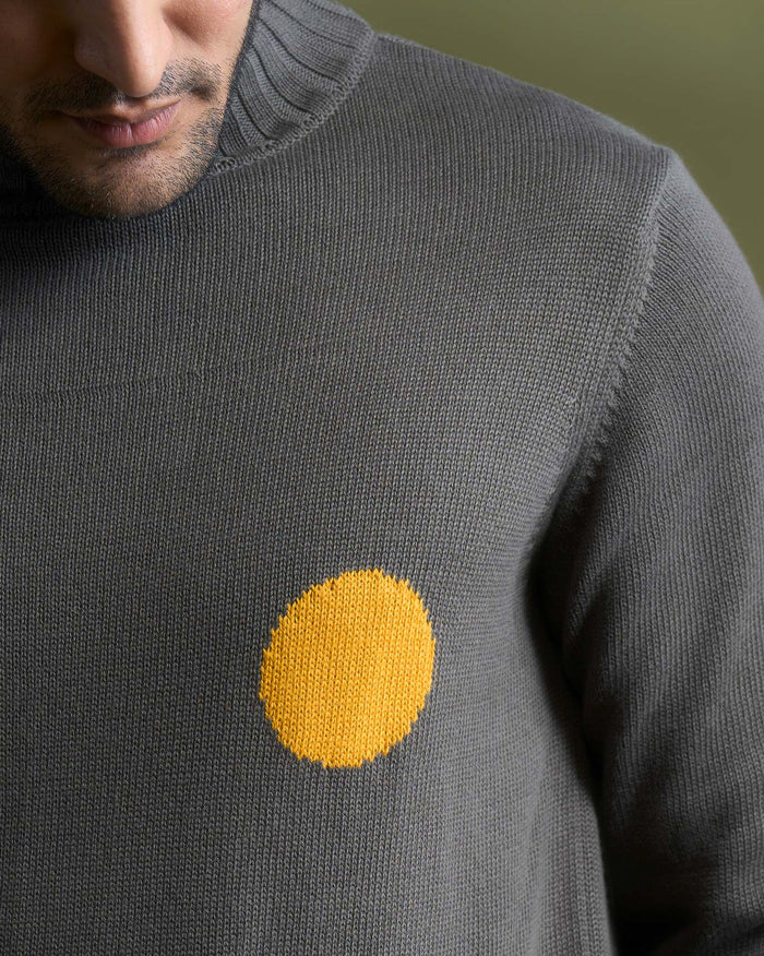 Coast Crew-Neck Sweater - Grey