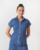 The Raglan Sleeves Shirt Set - Blue