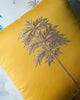 Yellow Golden Palm Cushion Cover - Reversible