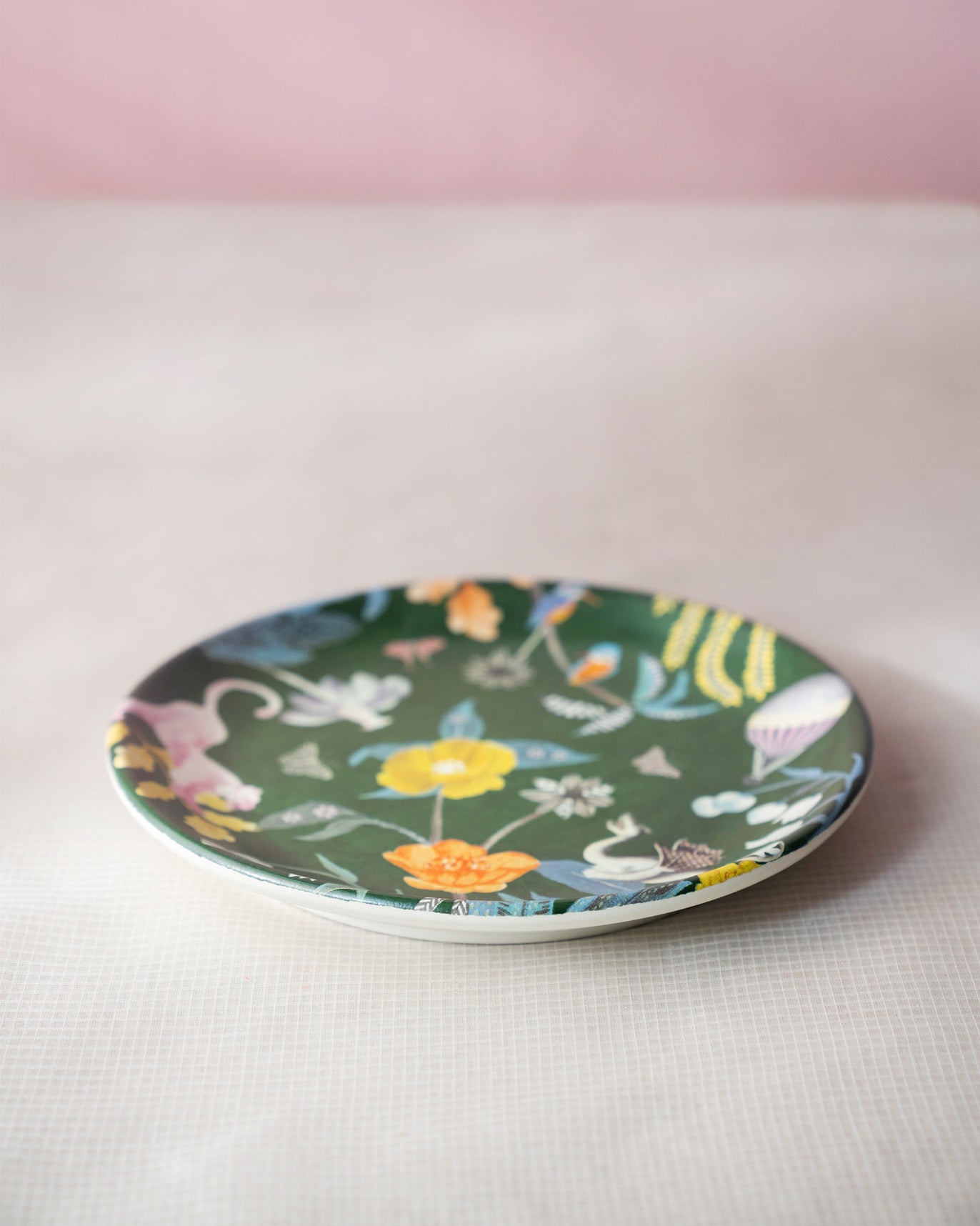 Myra Quarter Plate - Emerald