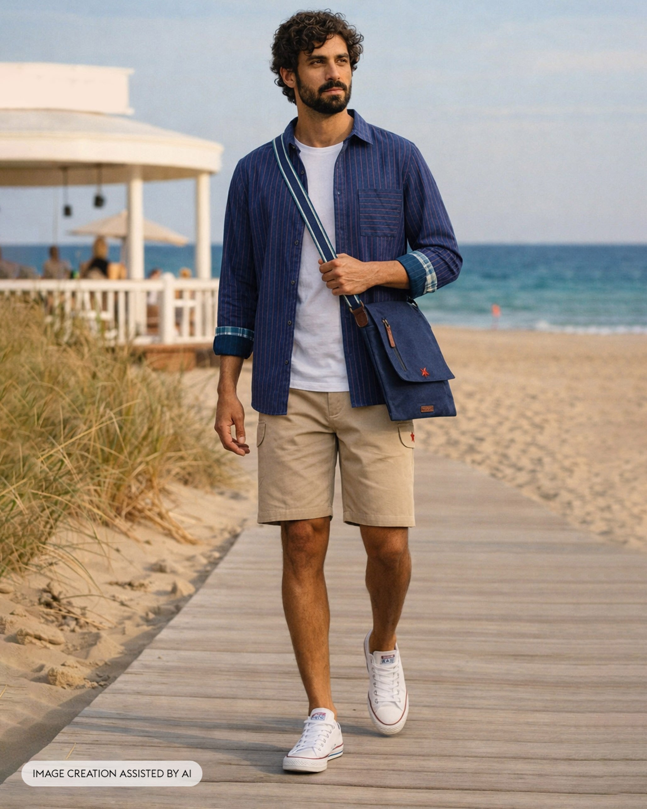 Flow Shirt - Striped Yarn-Dyed Cotton Tailored Fit