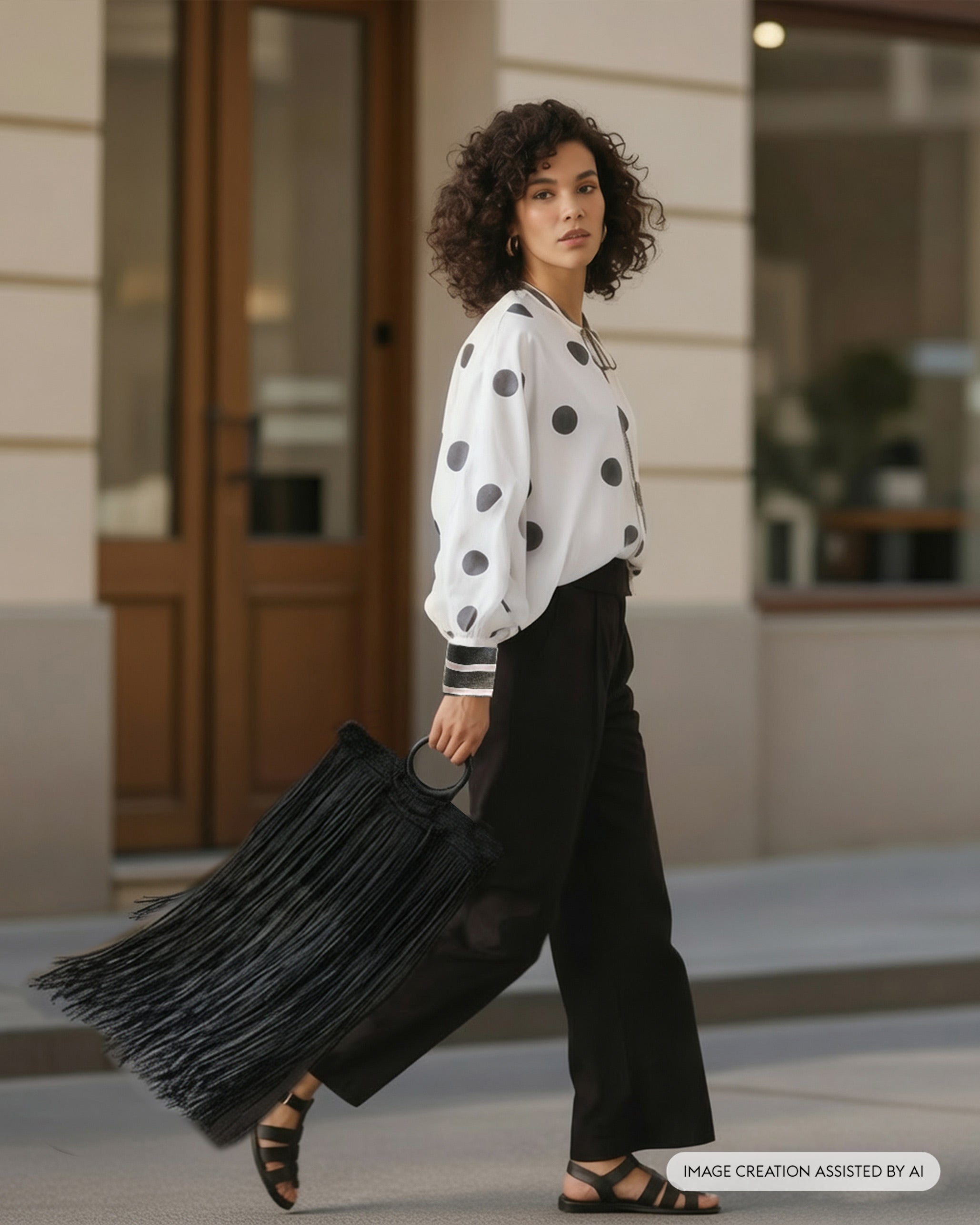 Billow Top - Printed Organic Cotton Voile Relaxed Fit