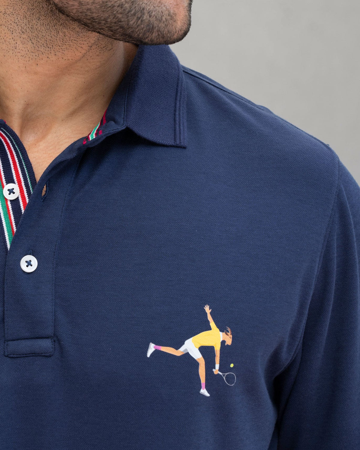 Nico Tennis Polo T-shirt - Navy