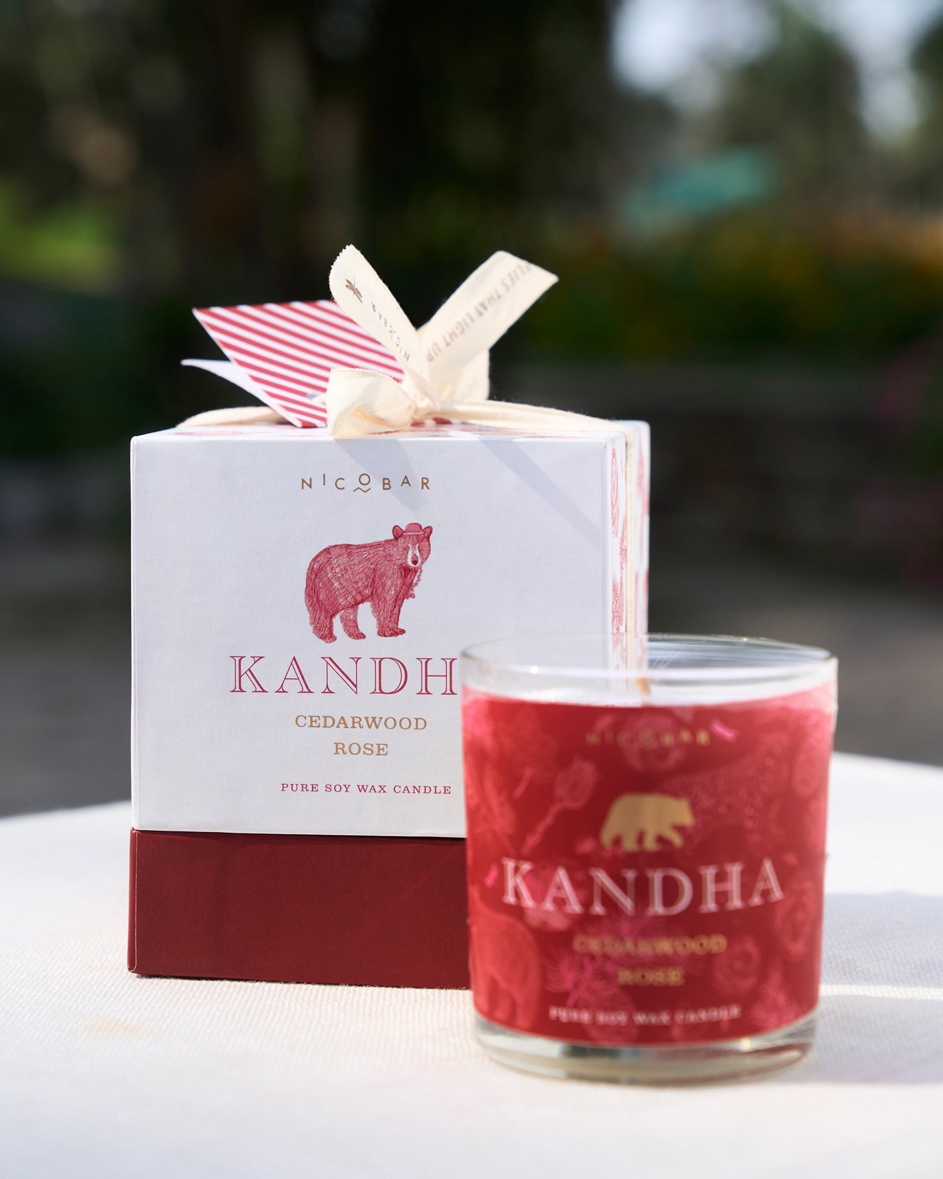 Kandha Candle Cedarwood - Rose