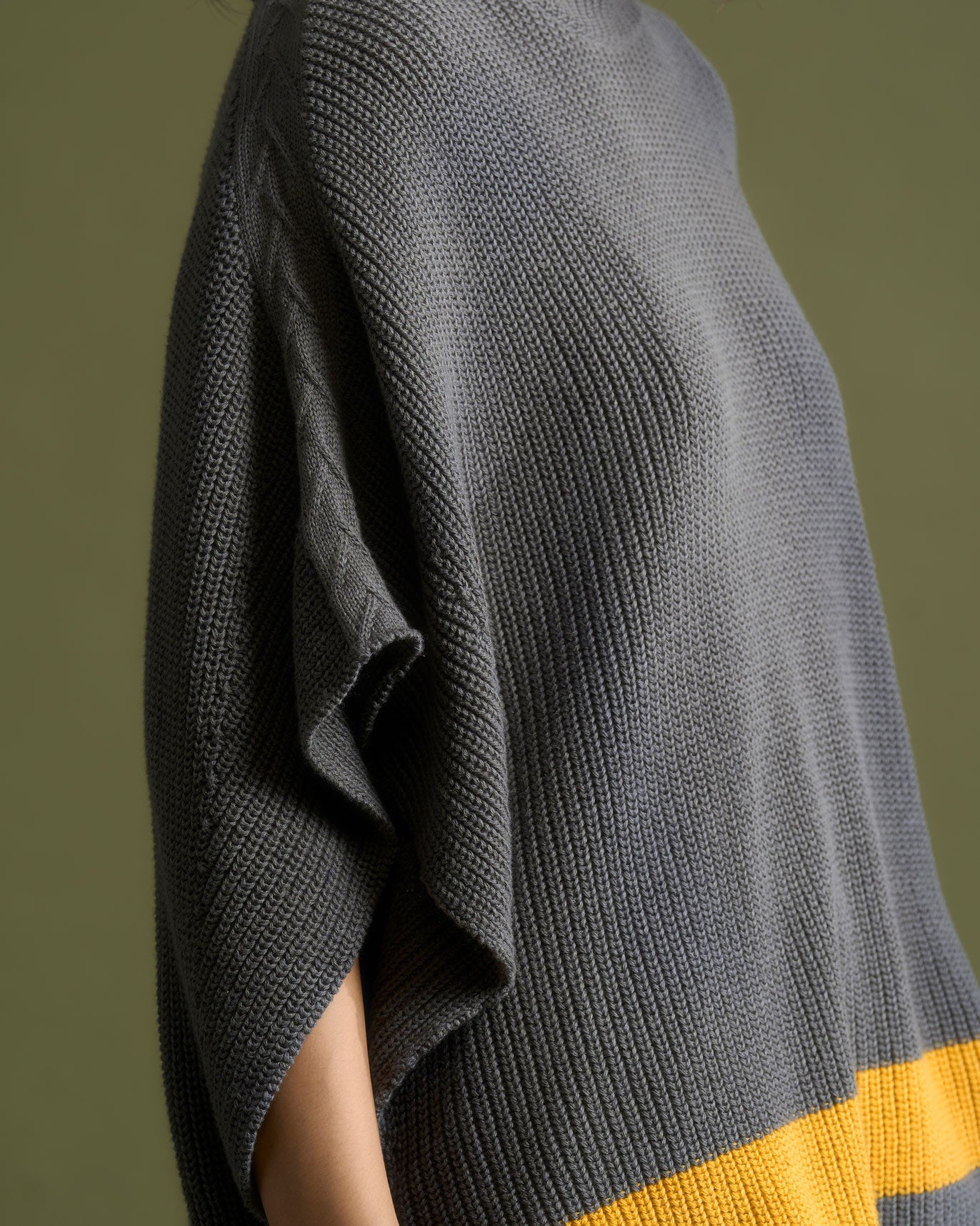 Dream High Low Hem Sweater - Grey