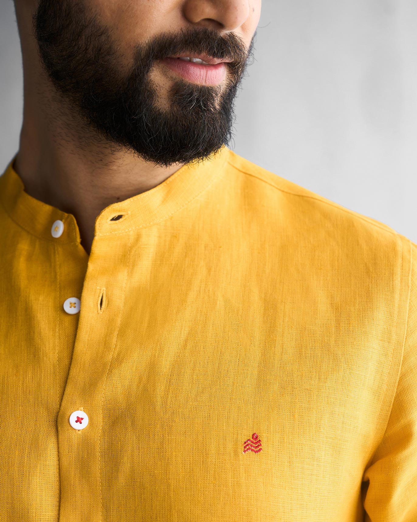 Nawab Shirt - Ochre