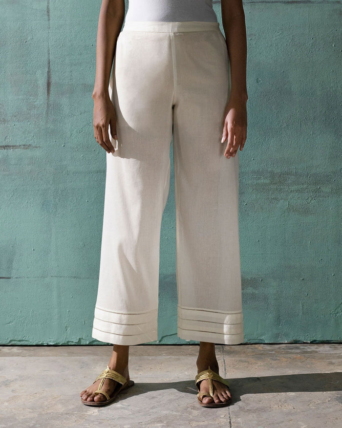 Stitch Pants - Ivory