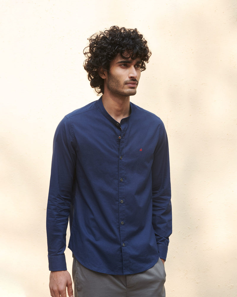 Nawab Shirt - Navy