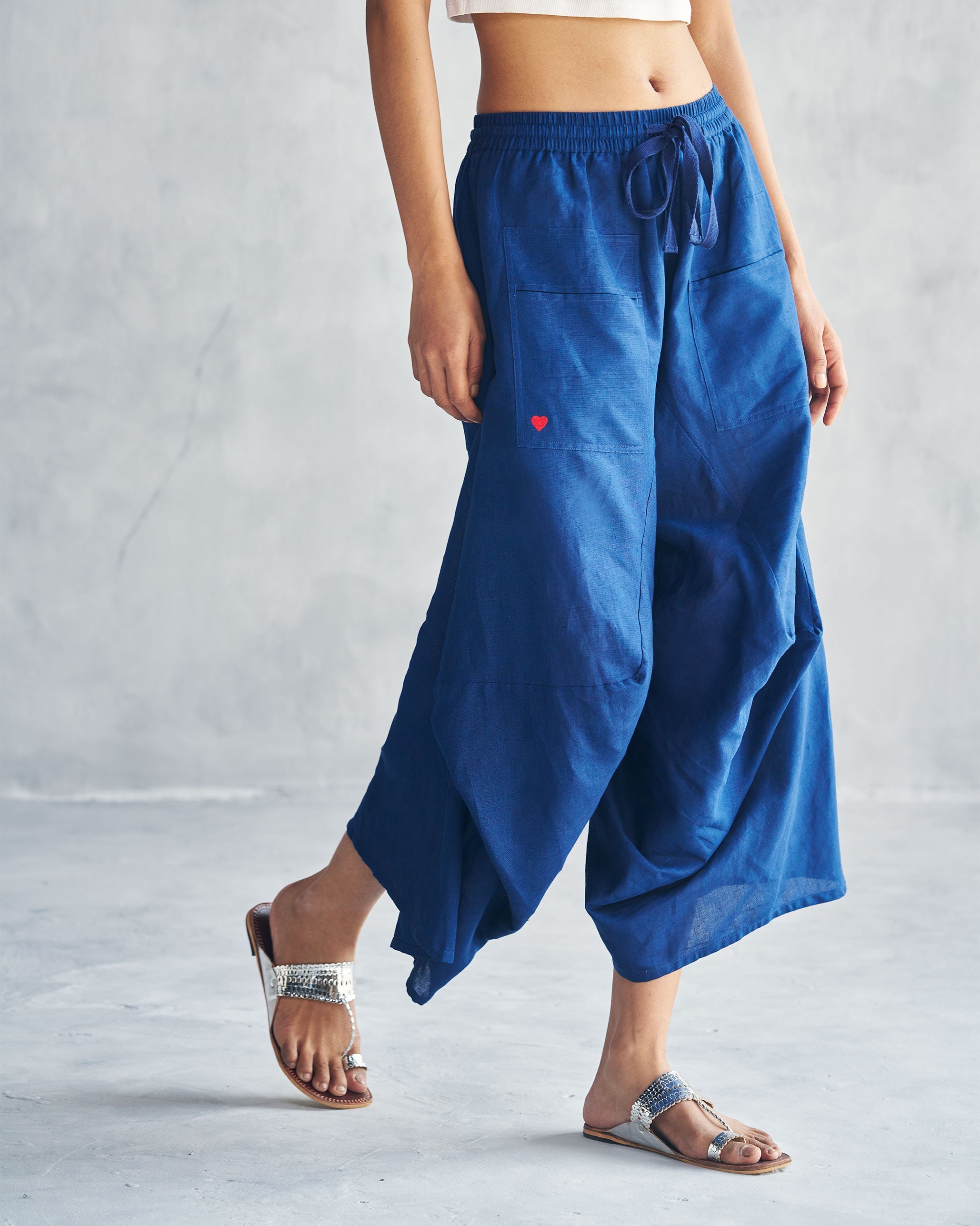 Yoka Trousers - Indigo