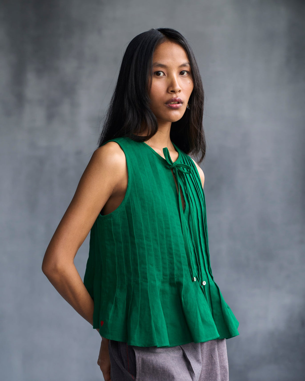 Trumpet Top - Green