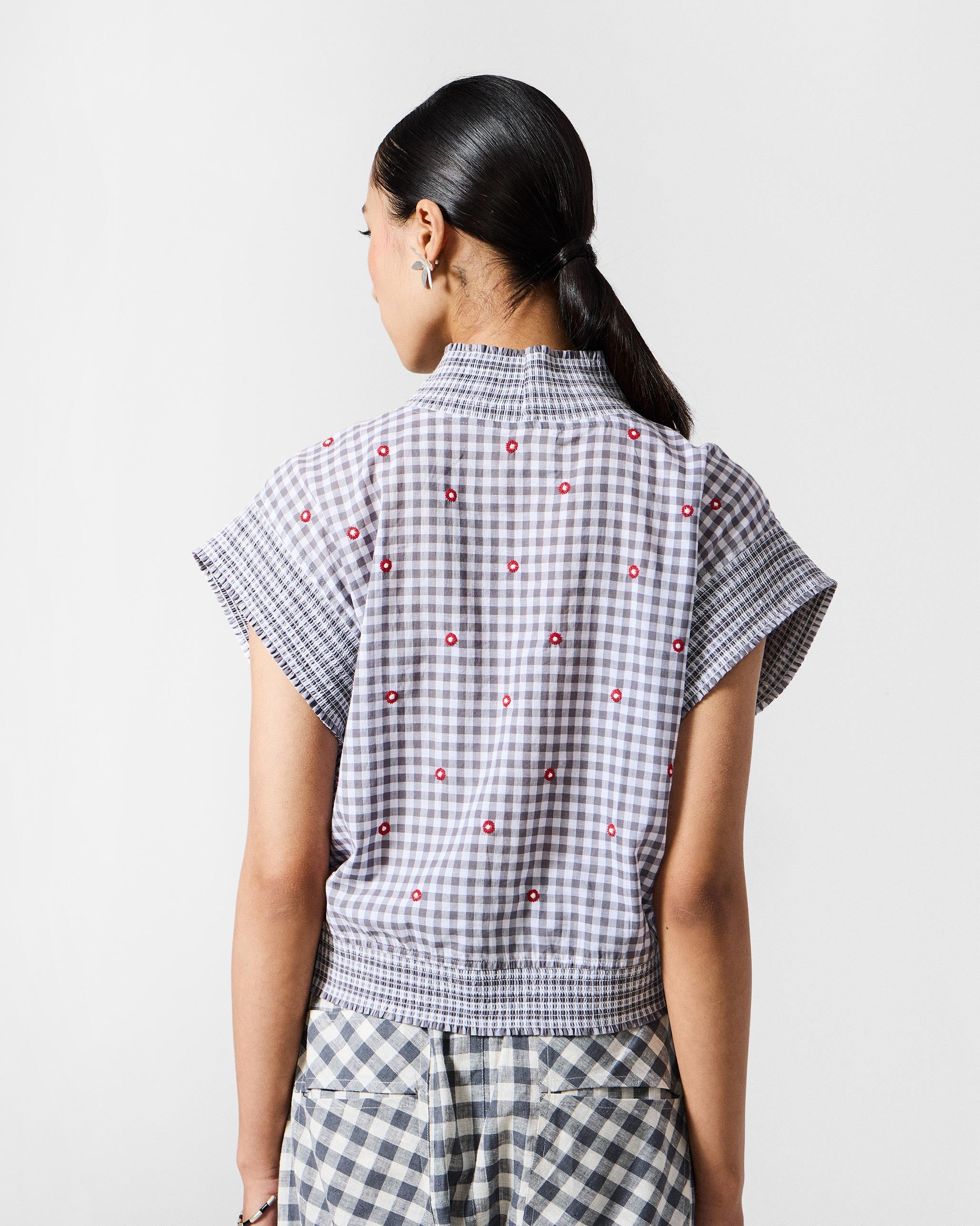 The Lehar Top Set - Grey & White