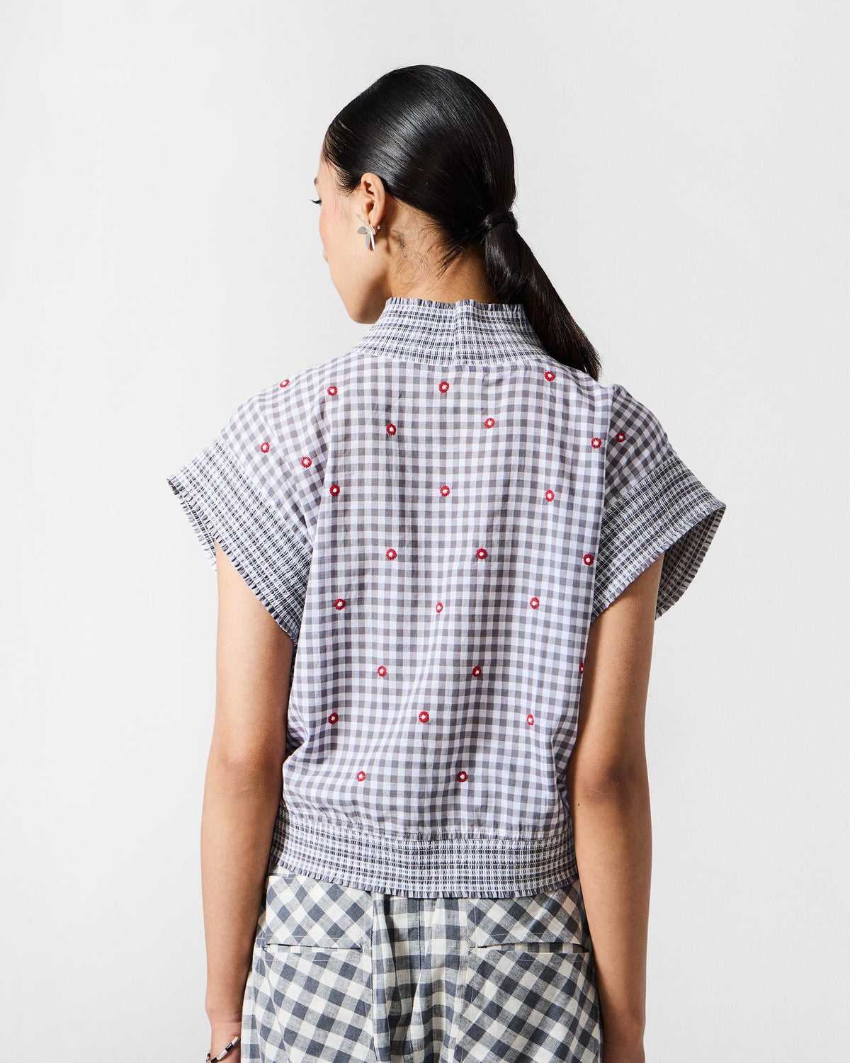 The Lehar Top Set - Grey & White
