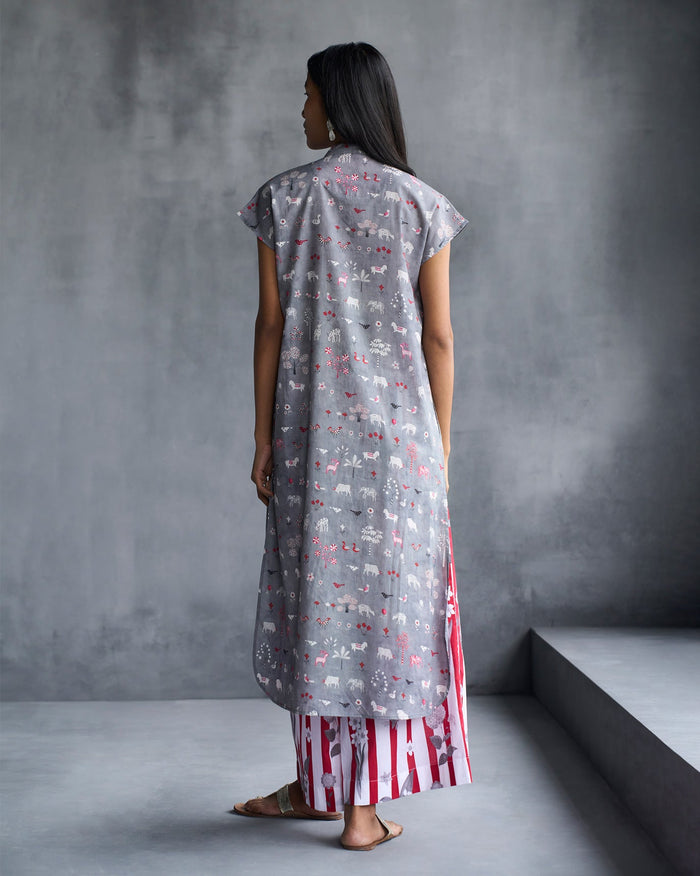 Short Sleeve Kurta - Multi