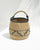 Seagrass Black basket with handle