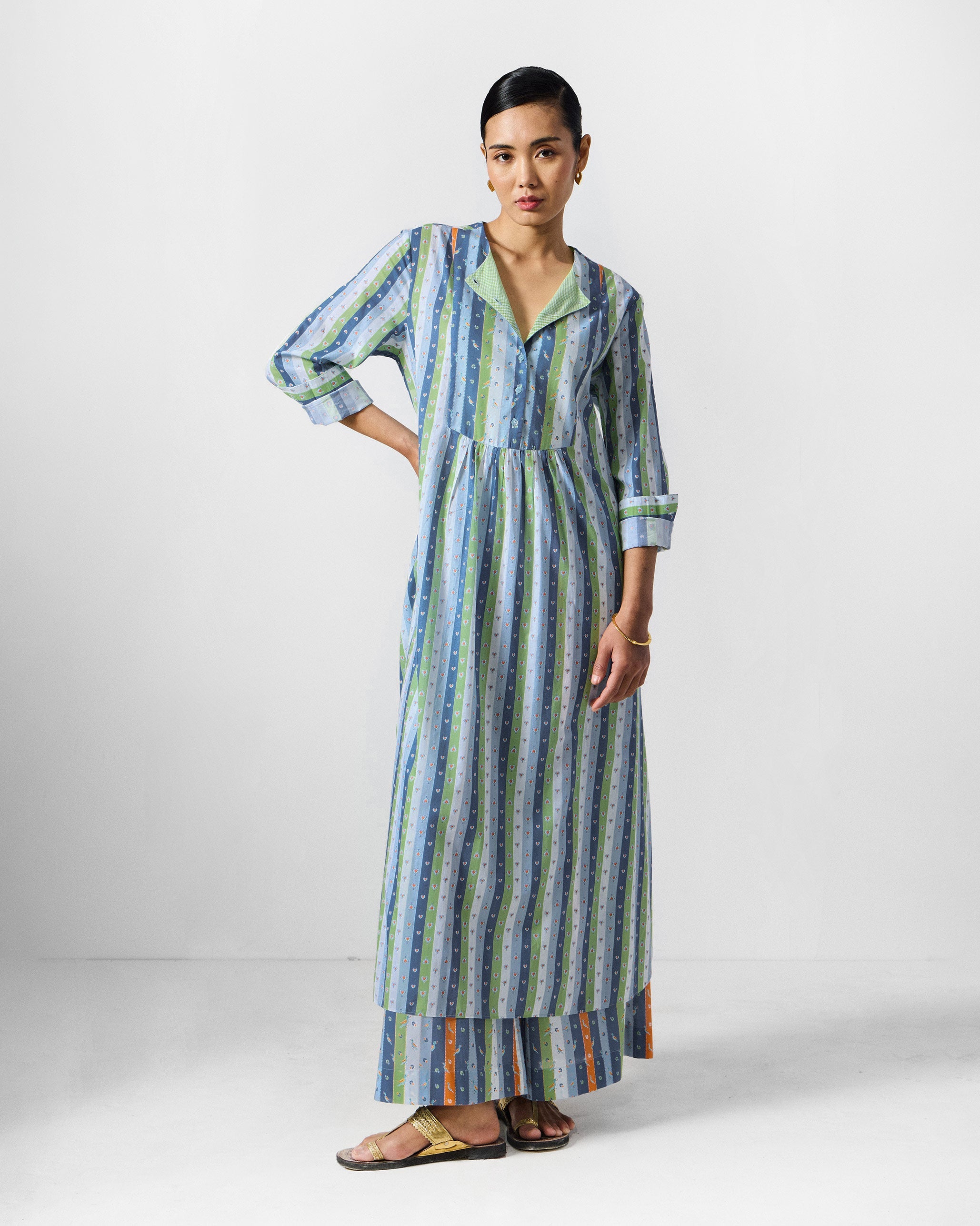 The Imke Kurta Set - Multicolour