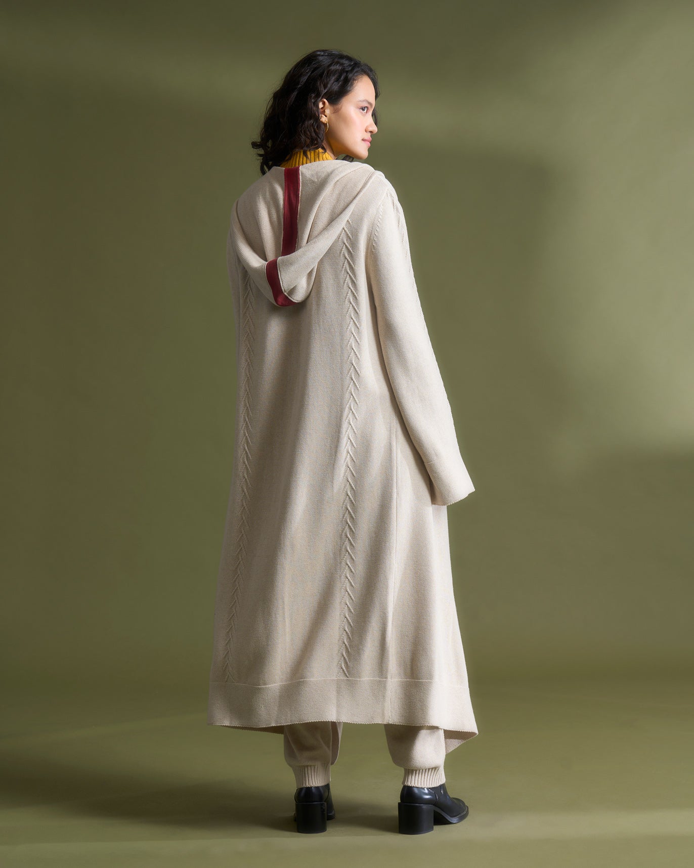 Hoodie Cardigan - Oatmeal