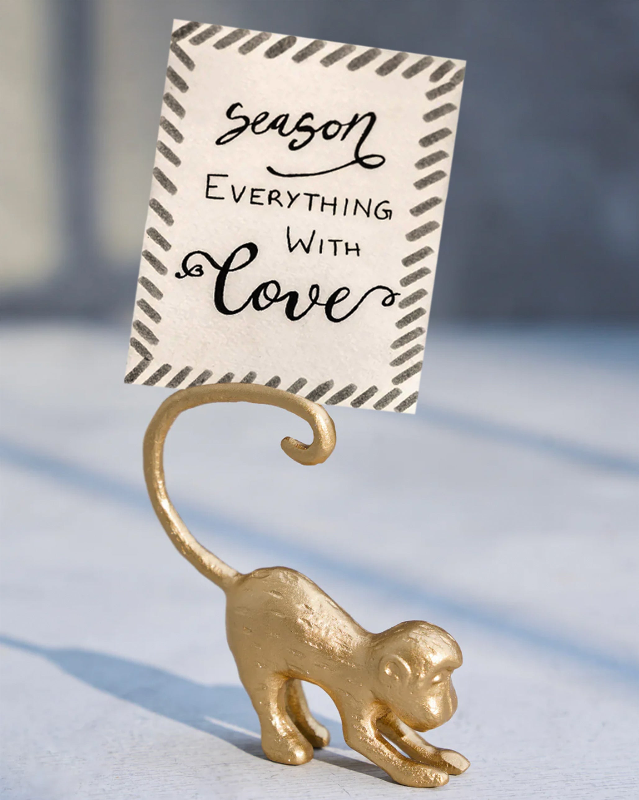 Monkey Menu Card Holder