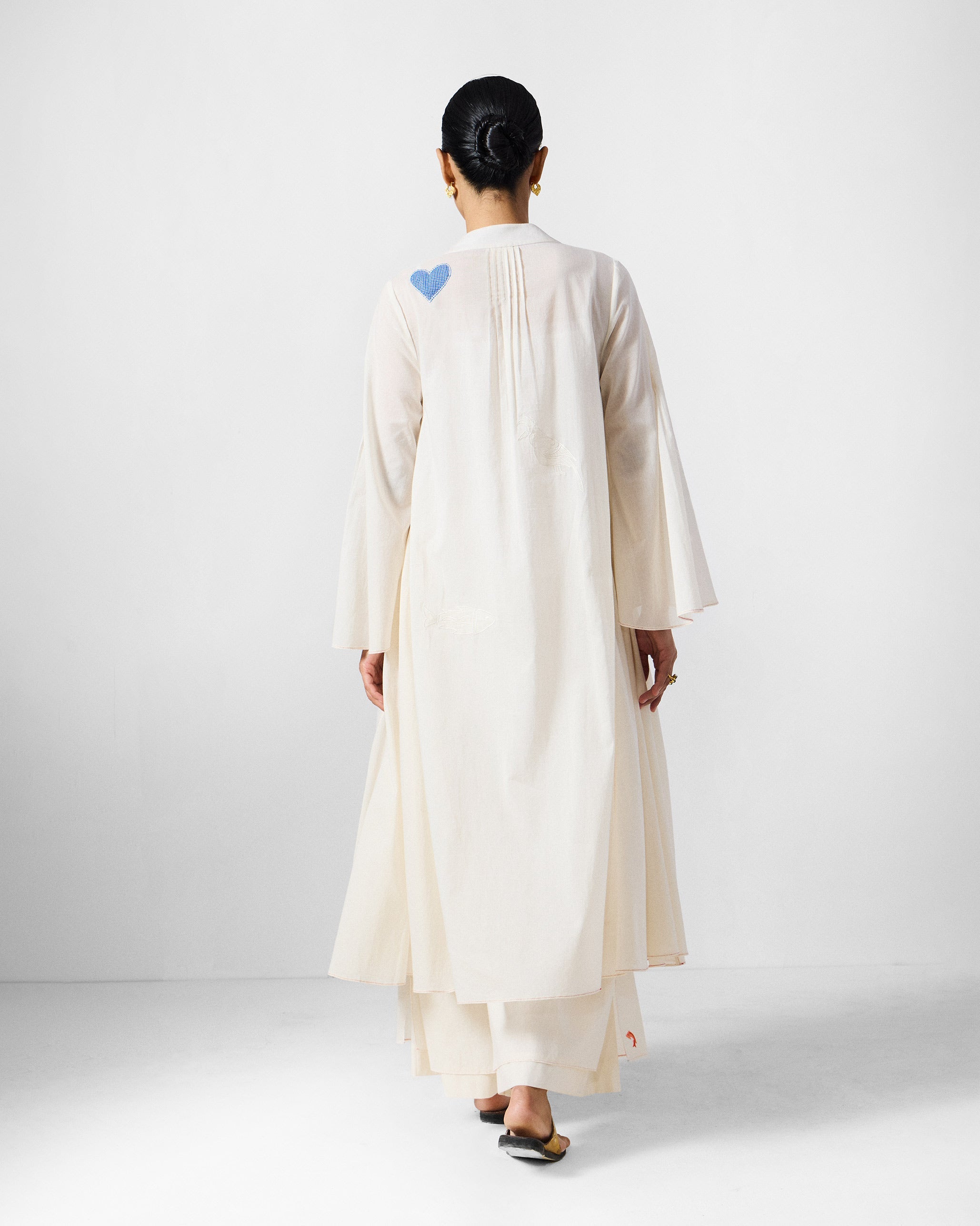 The Mirai Kurta Set - Ivory