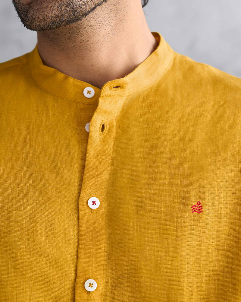 Nawab Shirt - Ochre