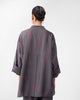 The Cirrus Set - Charcoal & Watermelon Embroidered