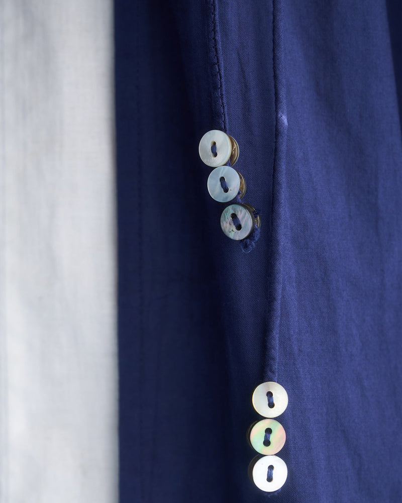 Waist Gathered Kurta - Blue