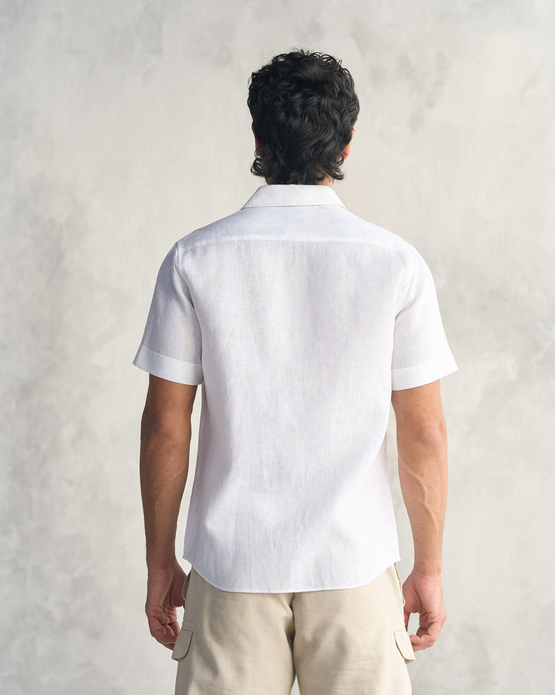 Half Sleeve Shirt - White