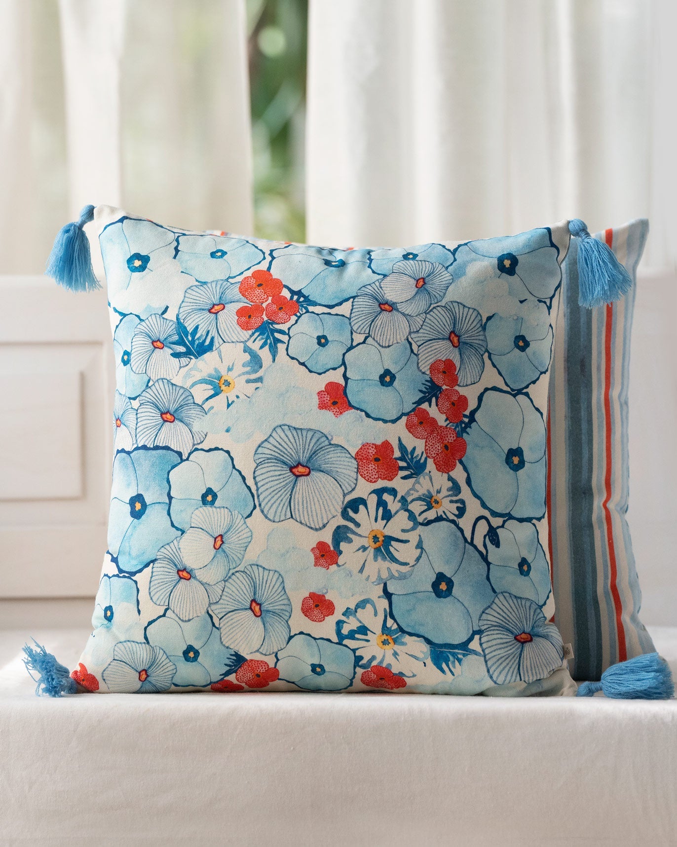 Poppy Bouquet Cushion Cover