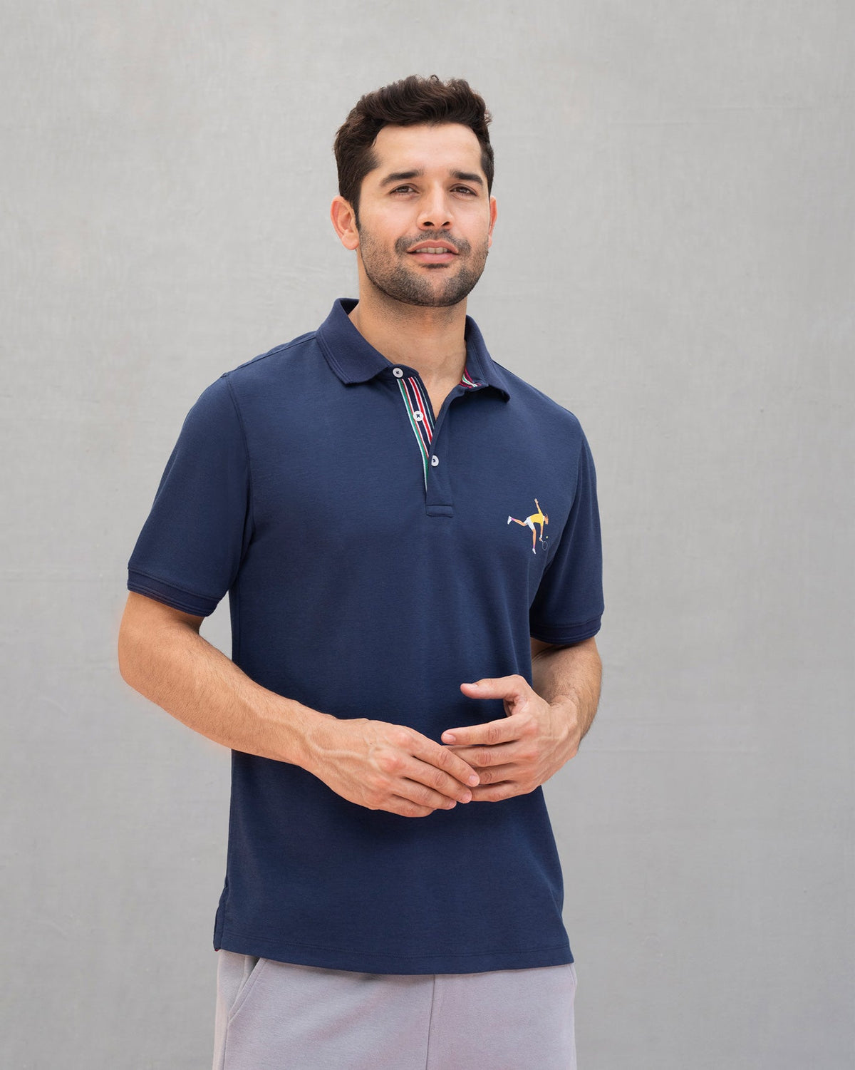 Nico Tennis Polo T-shirt - Navy