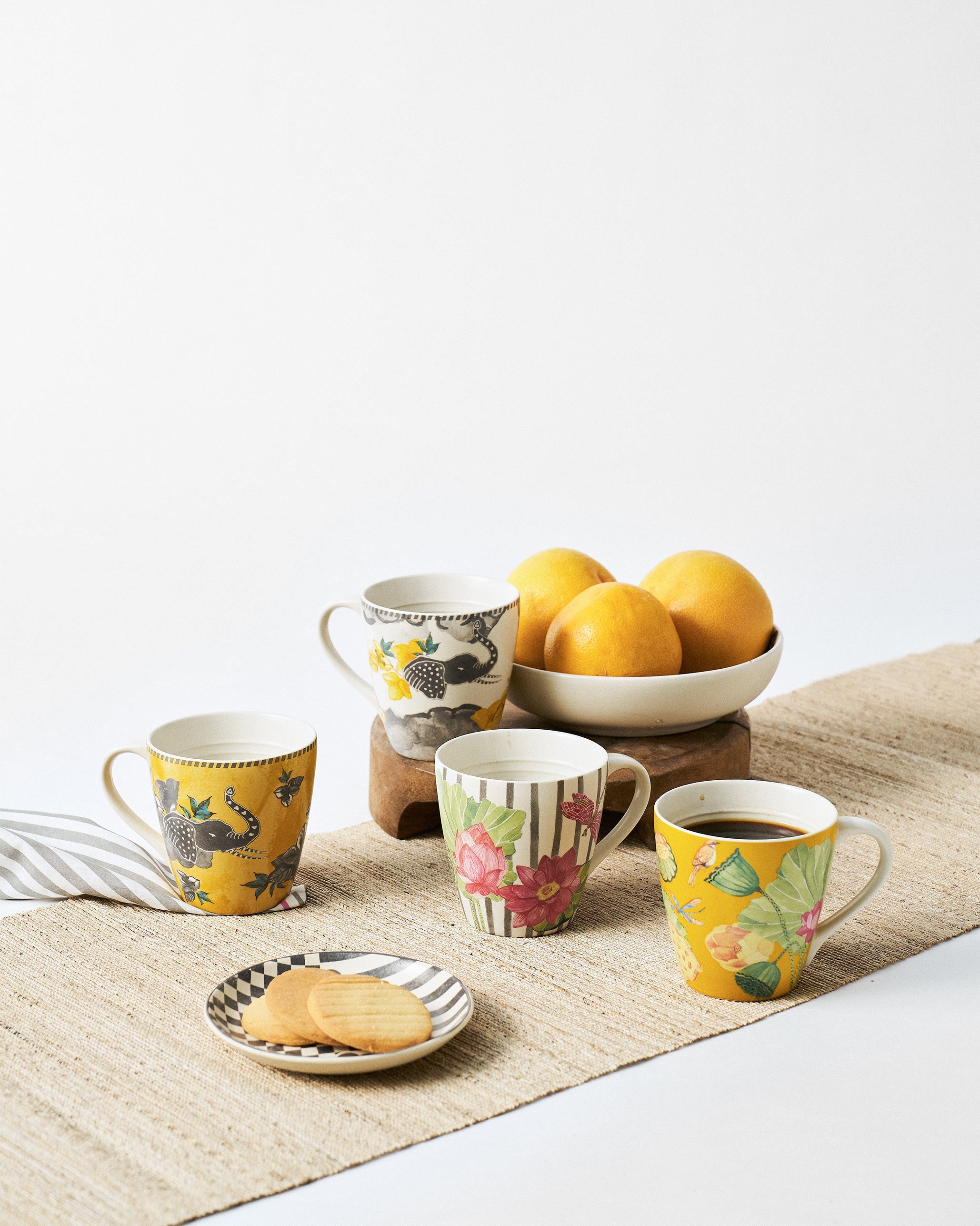 Bougainvillea Garden Mug Set
