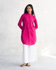 Basic Mid Length Kurta - Berry