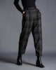 Tapered Trouser - Black & Grey