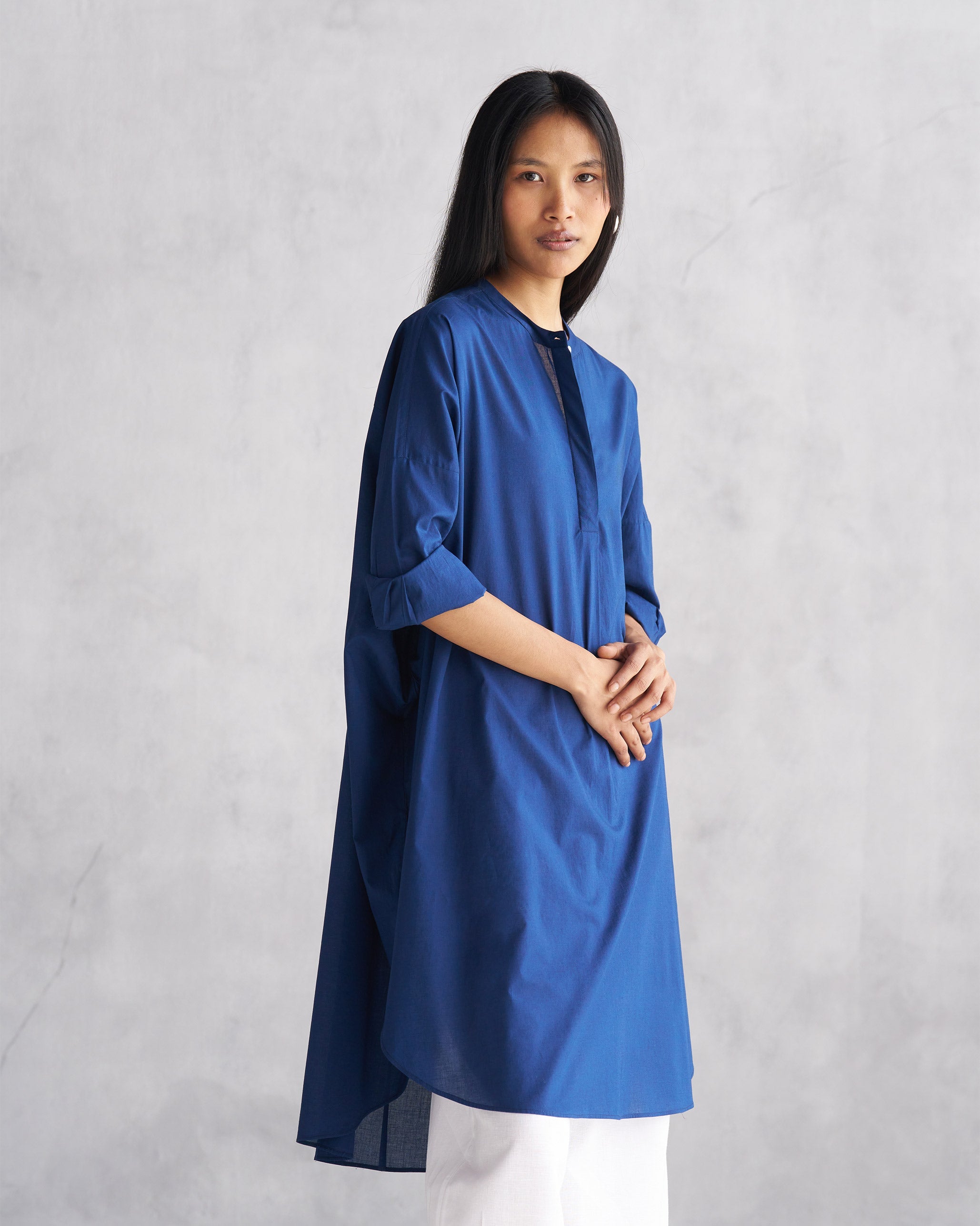 Lazy Sunday Tunic - Indigo