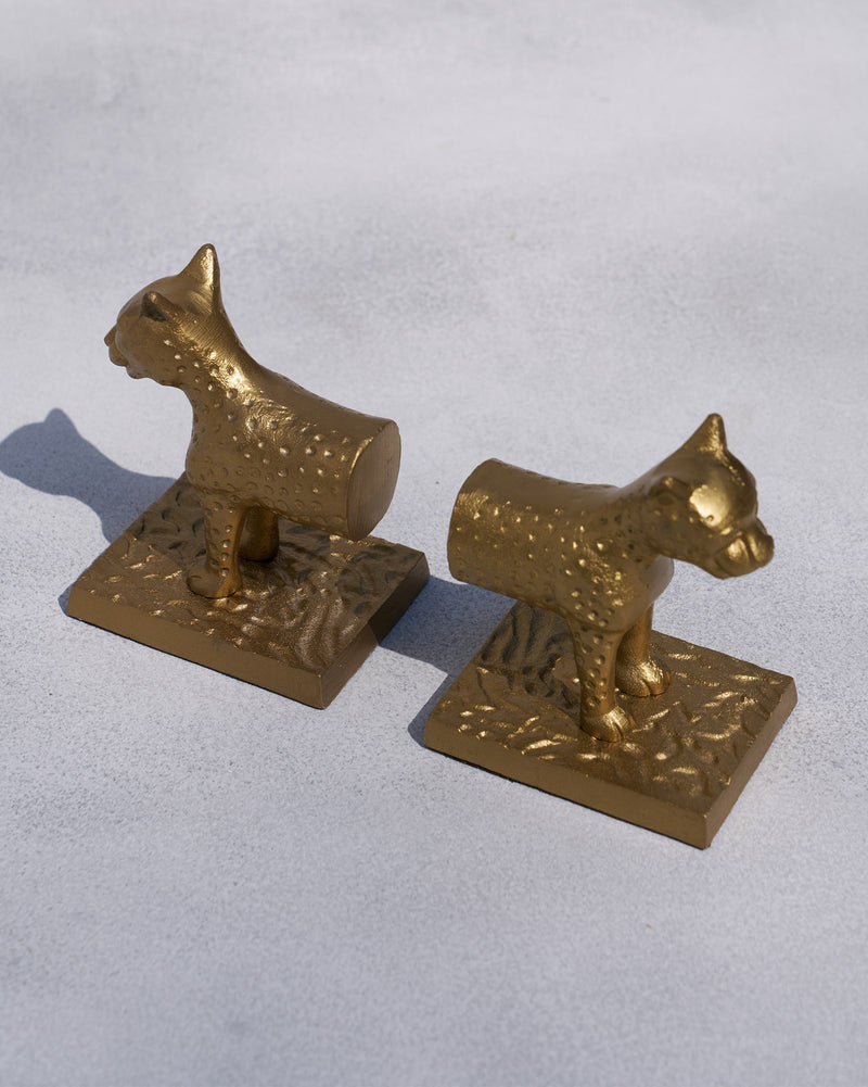 Leopard Bookends