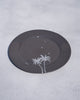 Swaying Palm Quarter Plate - Charcoal