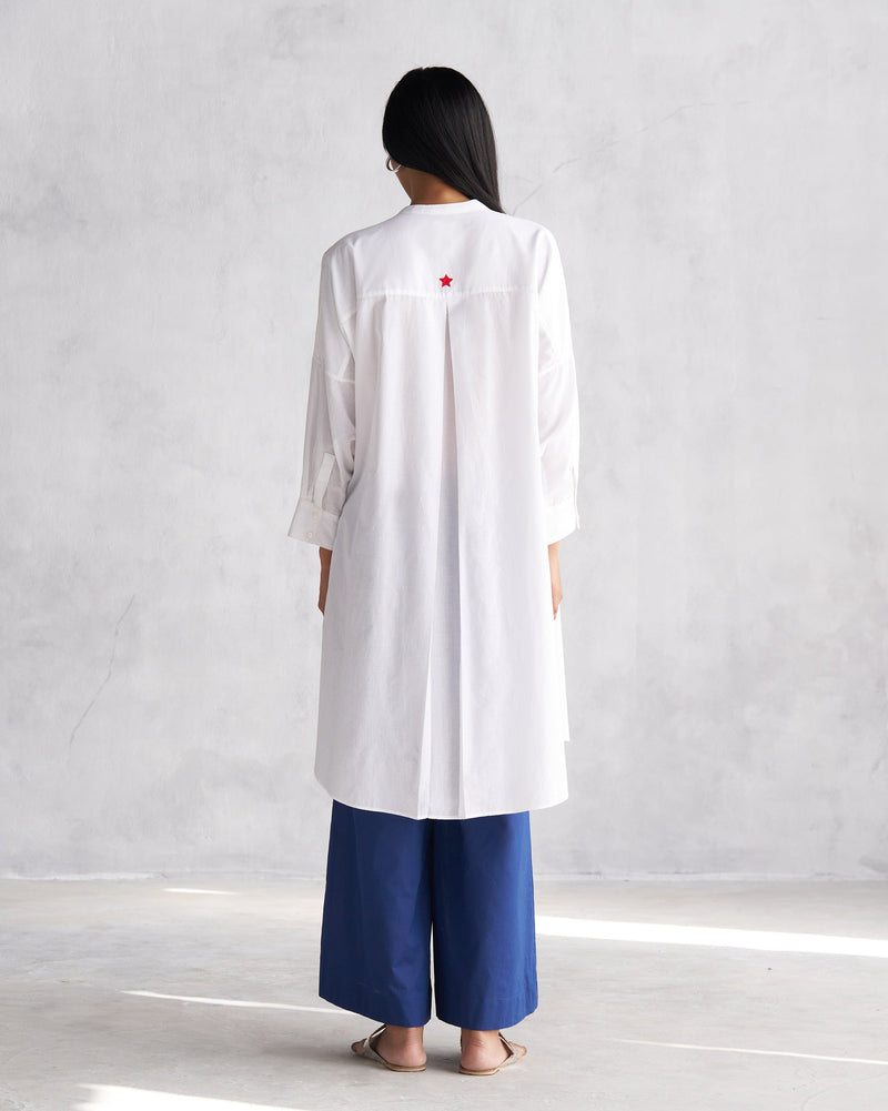 Lazy Sunday Tunic - White