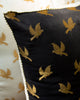 Palar Chidiya Cushion Cover - Black