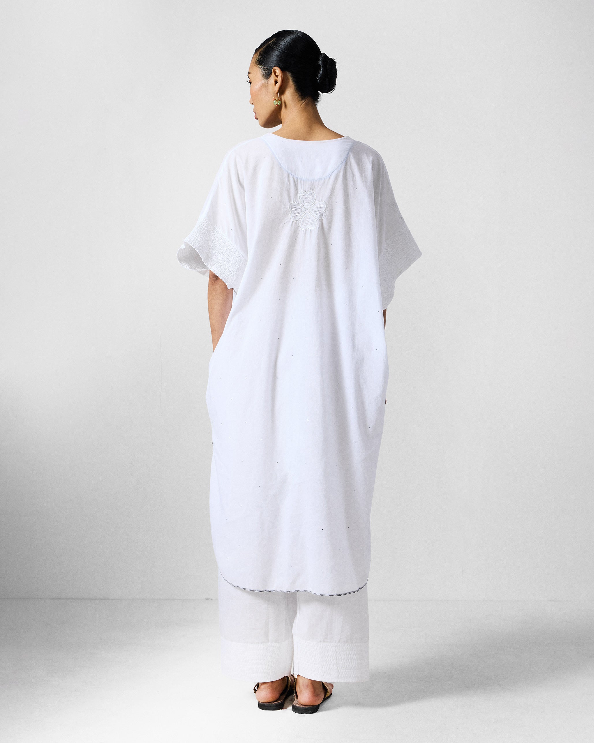 The Calicut Kurta Set - White