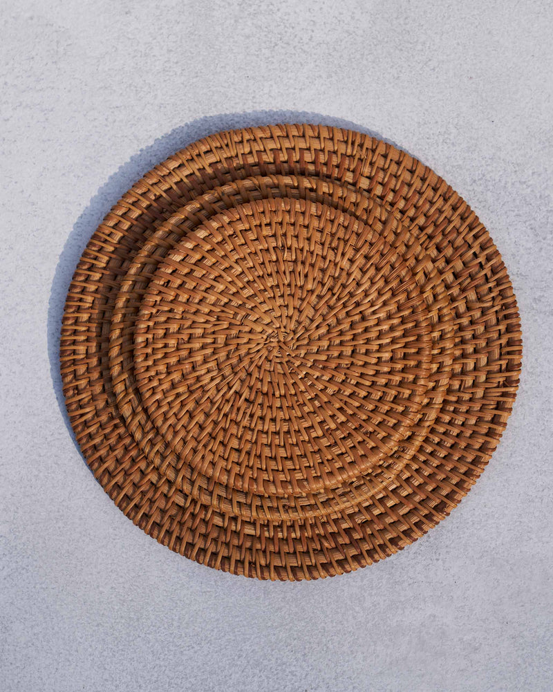 Rattan Trivets (Set of 3)