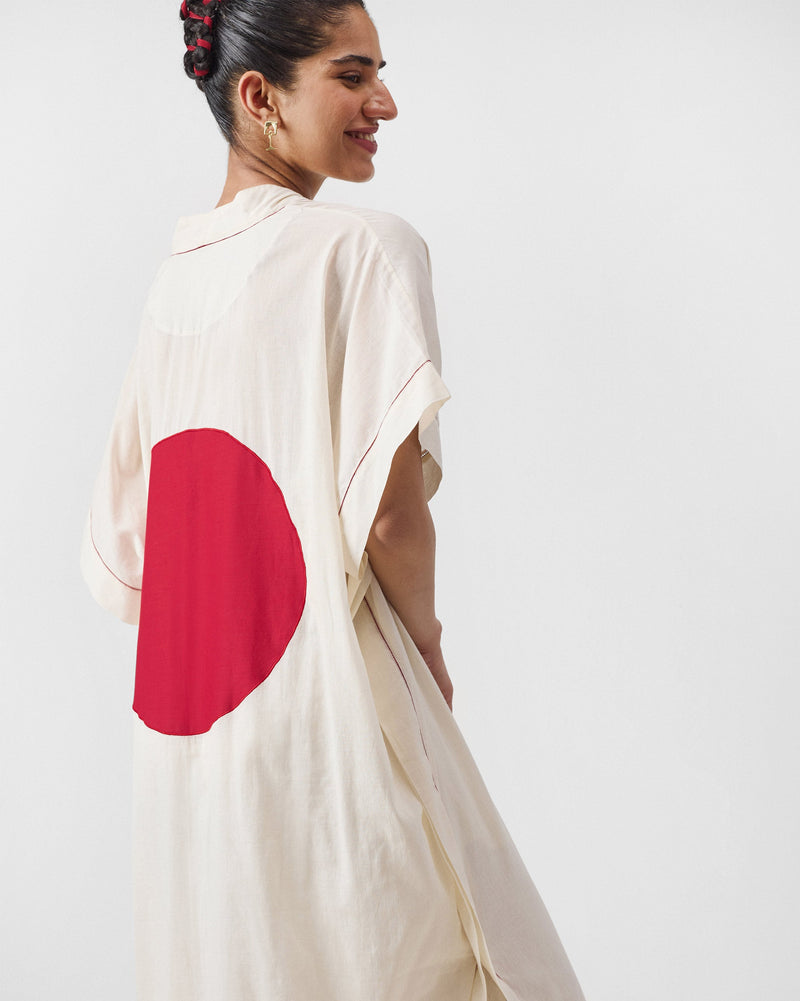 The Hana Kaftan Set - Ivory